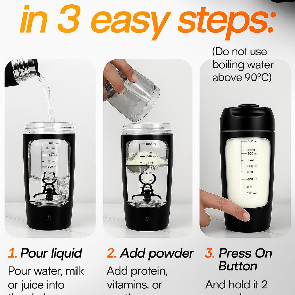 FitBland™ Electric Protein Shaker Bottle