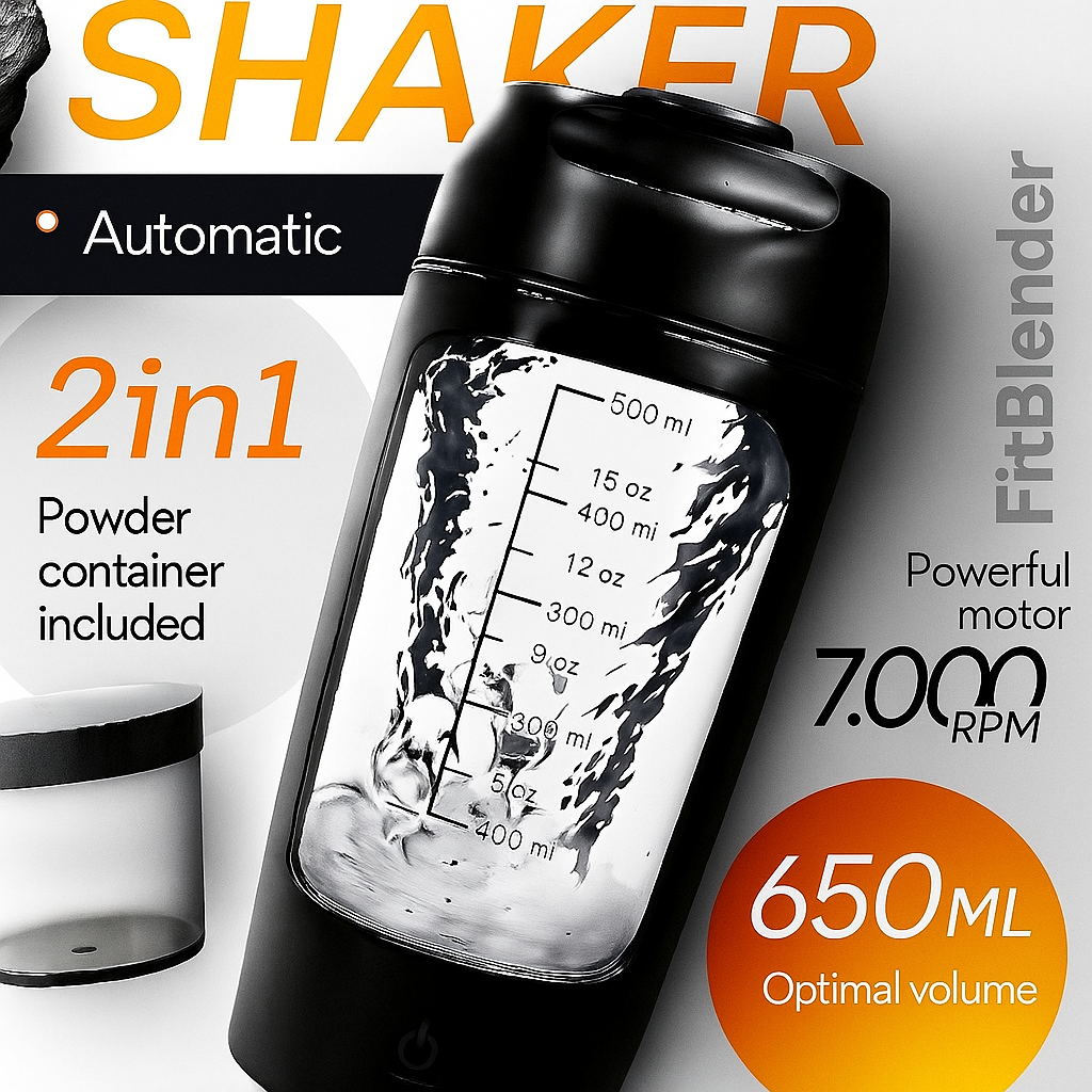 FitBland™ Electric Protein Shaker Bottle