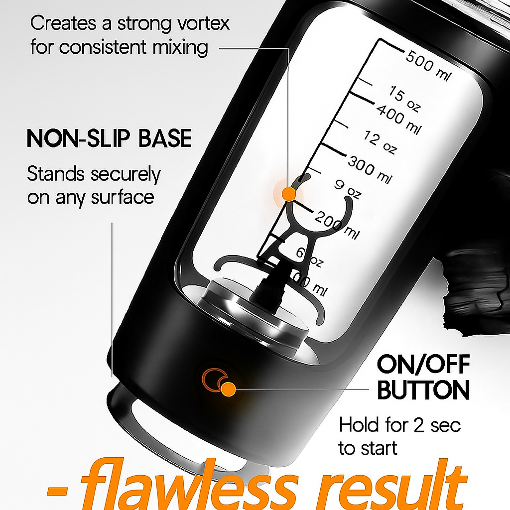 FitBland™ Electric Protein Shaker Bottle